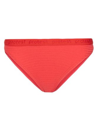 Protest Badehose PROTEST Bade hose MIXJAZZY, Damen, Gr. XS, EURO, rot (razzrot), Obermaterial: 83% Polyamid PA. 17% Elasthan EL., Badehosen Badehose