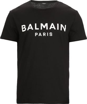 Balmain Short Sleeve Logo Print T Shirt, Size Small