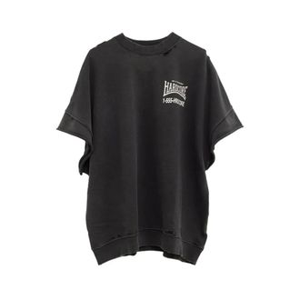 Willy Chavarria Sweatshirts, male, Black, Size: L Hardcore Muscle Tee