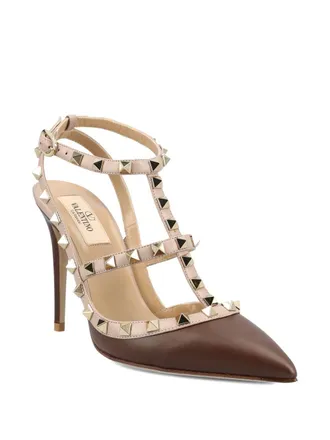 Valentino Garavani Rockstud Pump - Brown