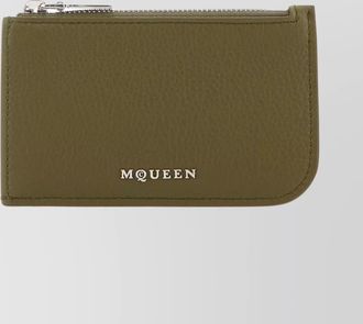 Alexander McQueen leather card holder