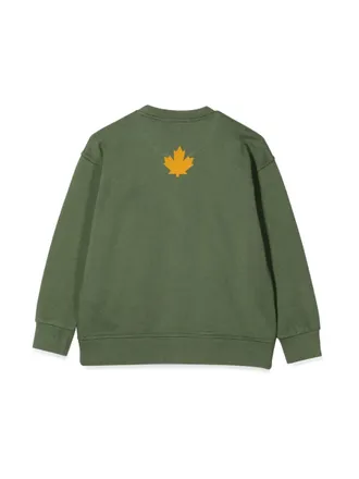 Dsquared2 One Life One Planet Cotton Sweatshirt - Green