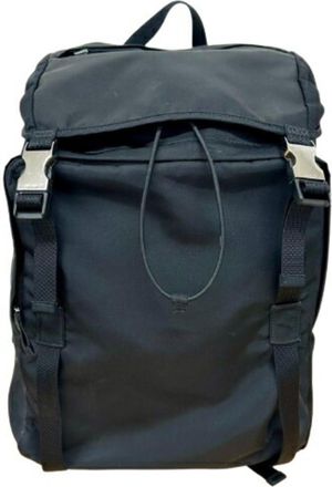Prada Black Nylon Backpack (Pre-Owned)