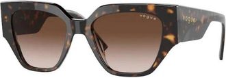 Vogue Eyewear Vo 5409S Zonnebrillen - Dames - Zonnebrillen - Bruin - 52 MM - Accessoires