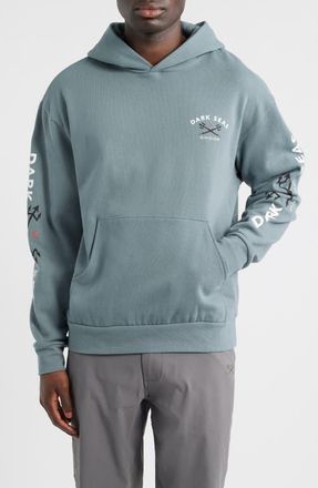 Dark Seas Headmaster V3 Graphic Hoodie in Blue Magic at Nordstrom, Size Xx-Large