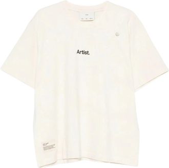 Song for the Mute The Artist Aged T-Shirt - Heren - T-shirts - Wit - 2XL - Katoen - Tops