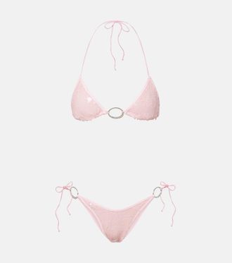 Os&eacute;ree Os&eacute;ree Sequined bikini