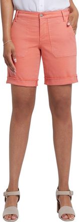 NYDJ Nydj Petite Diana Coral Haze Short