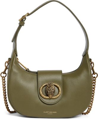 Kurt Geiger Small Chelsea Hobo Shoulder Bag in Khaki at Nordstrom Rack