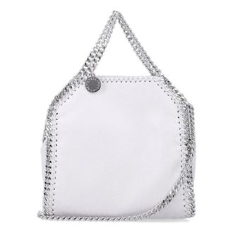 Stella McCartney Stella McCartney, Handbags, female, Gray, Size: ONE SIZE Tiny Falabella
