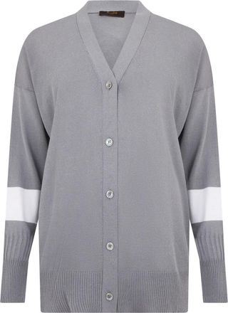 Moorer Crisalide Cardigan - female - Moorer - Cardigans - Gray - XS - Knitwear