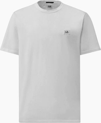 C.P. Company Mens C.P. Company Mercerized Jersey White T-Shirt - Size: 38