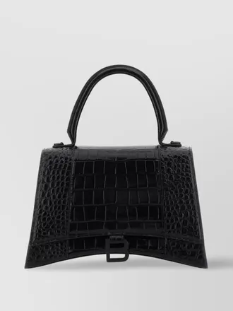 Balenciaga hourglass calf leather shoulder bag