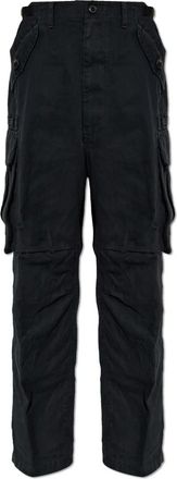 Dsquared2 Broek met zakken - Heren - Straight fit broeken - Zwart - M - Katoen - Broeken