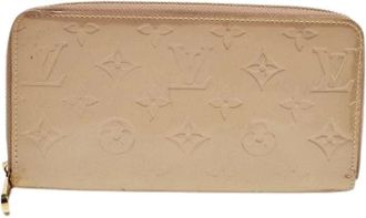Louis Vuitton Pre-owned Wallets, female, Beige, Size: ONE SIZE Pre-owned Leather Wallet