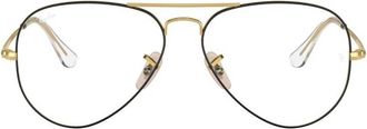 Ray-Ban Aviator Demo Pilot Unisex Eyeglasses RX6489 2890 55