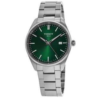 Tissot PR 100 Quartz 34mm Green Dial Steel Womens Watch T150.210.11.091.00