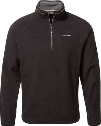 Craghoppers Heren Corey VI Half Zip Fleece Top (Zwart)