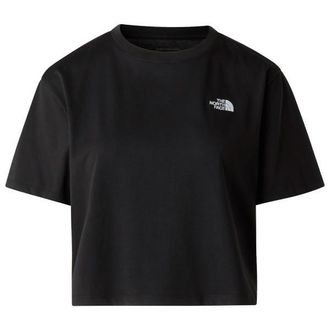 The North Face Evolution Simple Dome Crop Tee T-Shirt f&uuml;r Damen | schwarz