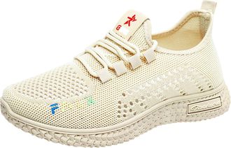 Generic Breathable Mesh Running Sneakers Lightweight Comfortable Womens Casual Athletic Footwear for Outdoor Activities Trainers for Women Walking Shoes UK