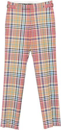 Vivienne Westwood Multicolor Plaid Trousers With Tailored Fit And Side Adjusters