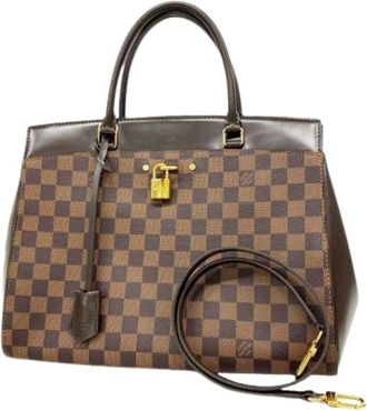 Louis Vuitton Pre-owned Handbags, female, Brown, Size: ONE SIZE Pre-owned Rivoli MM Handbag
