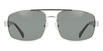 BMW BS0050 Polarized 16D Mens Sunglasses Silver Size 59