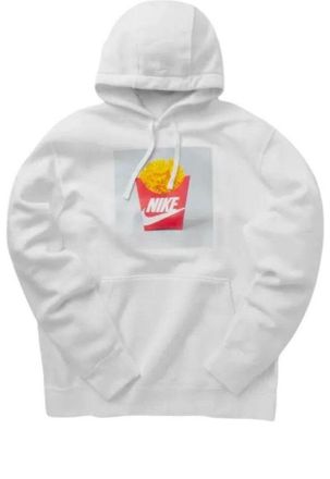 Nike Sole Food Futura Graphic Print Fleece Hoodie White DM2275-100
