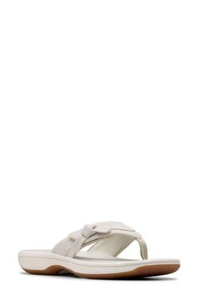 Clarks Breeze Dalia Flip Flop in Off White at Nordstrom Rack, Size 10