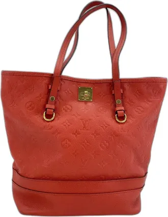 Louis Vuitton Orange Tote Bag (Pre-Owned)