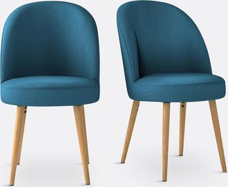 La Redoute Interieurs Set van 2 tafelfauteuils, Quilda