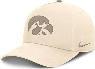 Nike Iowa Origin of Speed Rise Nike Mens Dri-FIT College A-Frame Adjustable Hat in Brown | NC2B0DTUIA-M4T