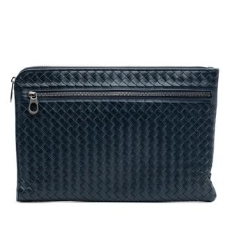 Bottega Veneta Pre-owned Bottega Veneta Nappa Intrecciato Clutch B06473704N