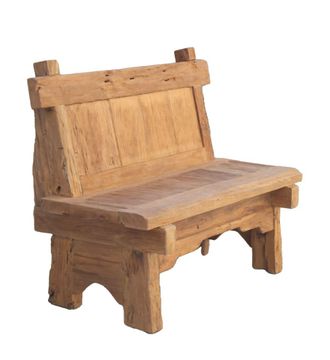 Moycor Banco r&uacute;stico de madera beige anch. 120 cm