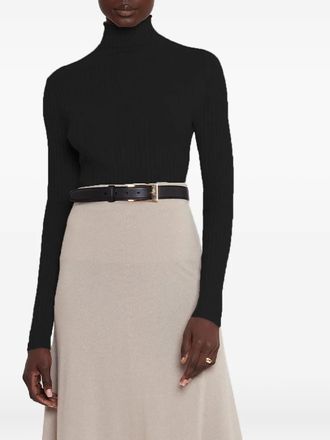 arch4 ribbed cashmere sweater - women - Cashmere - L - Black