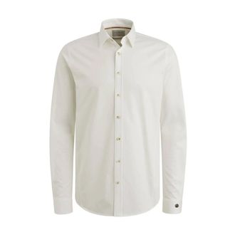 Cast Iron Lange Mouw Twill Jersey Shirt - Heren - Overhemden - Beige - Maat: XL Jersey