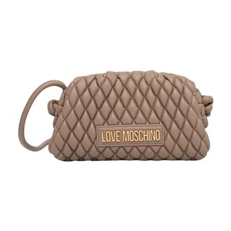 Love Moschino Envelope Crossbody Tas - Dames - Tassen - Bruin - Maat: ONE Size Leer