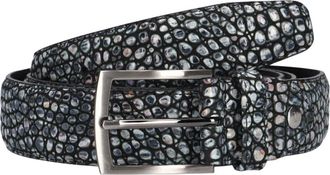 Floris Van Bommel Cfm-10096 DE Belter - Heren - Riemen - Blauw - 115 CM - Wol - Accessoires