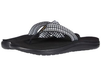 Teva Womens Voya Flip-Flop, Bar Street White Multi, 5 UK