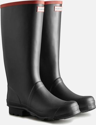 Hunter Womens Hunter Unisex Argyll Full Knee Wellington in Black - Size: UK 11 / eu 45-46 / us 13