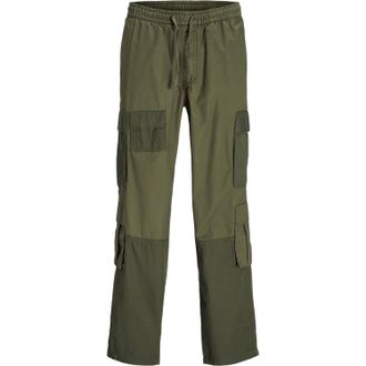 Jack & Jones Jack And Jones Tapered cargobroek voor heren (Stoffige Olijf)