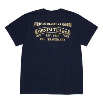 Denim Tears ADG Banner T-Shirt Navy SS26TSS15732825
