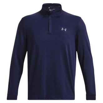 Under Armour Heren Playoff 2.0-trui met kwartritssluiting (Academy Blauw)
