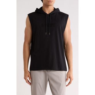 DKNY Mills Hooded Tank in Black at Nordstrom Rack, Size X-Large