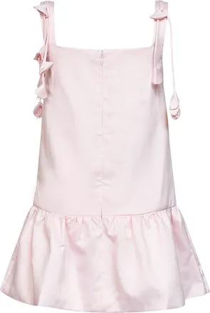 Self Portrait Womens Mini Dress Pink Taffeta Polyethylene