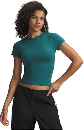 Under Armour Motion Fitted Short Sleeve T-Shirt Womens Workout Rack Green/Arden Green : LG (US 12-14), Polyester