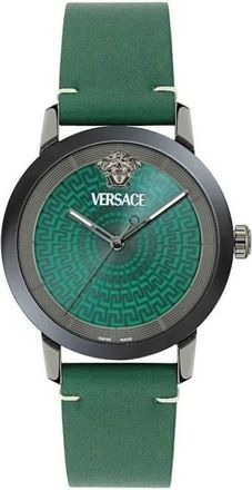 Versace V-Helix Quartz Green Dial Mens Watch VE9G00224