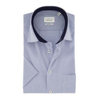 Eterna Heren, Overhemden, Veelkleurig, Maat: XL Katoen