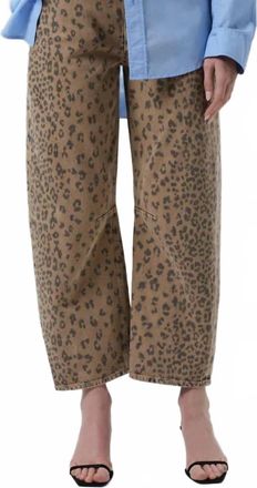 Citizens Of Humanity Miro Relaxed Jean In Natural Cheetah