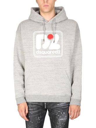 Dsquared2 Camo Patch Herca Anorak Sweatshirt
